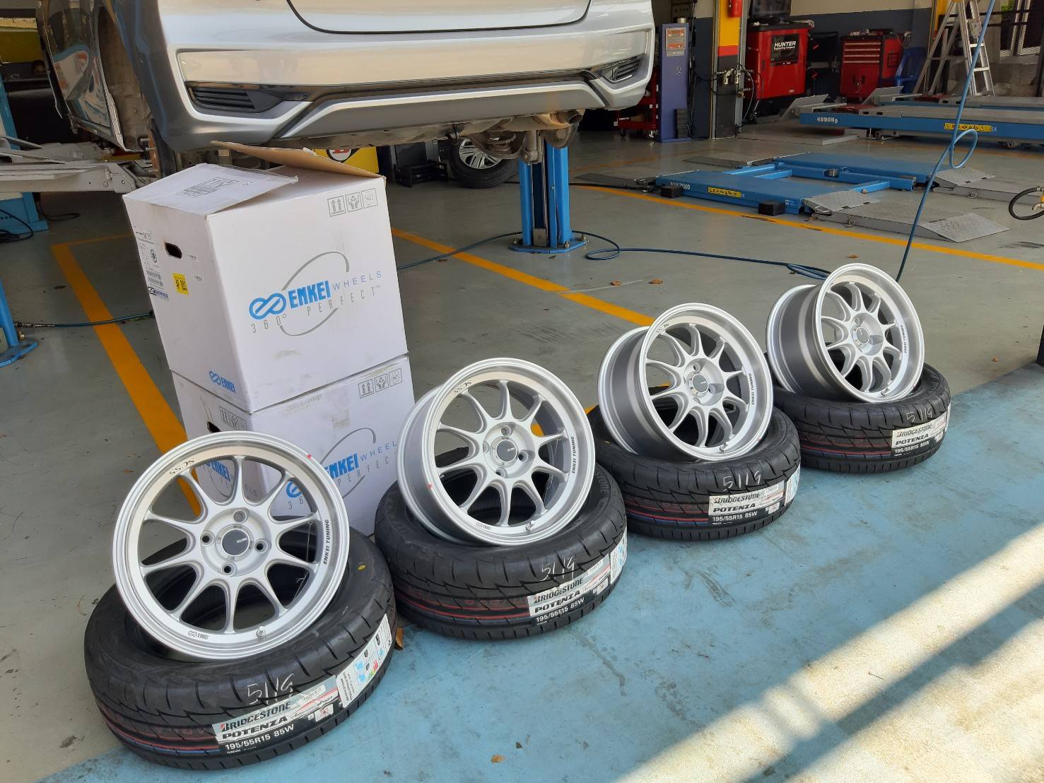 ENKEI TUNING SC55 ขอบ15 ET+28 4x100 GSV1QR2DKK