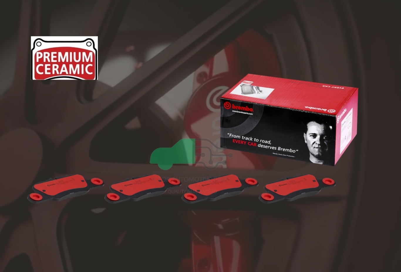 P65 020N ผ้าเบรกหลัง (แท้ BREMBO รุ่น Ceramic) PORSCHE PANAMERA 970 (3.0 S E-Hybrid, 4.8 Turbo) 11->