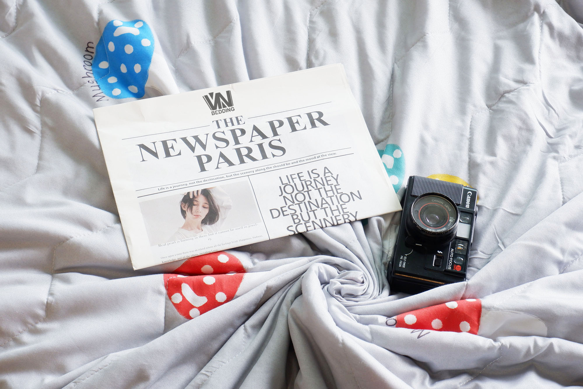 ผ้านวมใยไหมญี่ปุ่นแบบบาง 6 ฟุต (10ผืน)