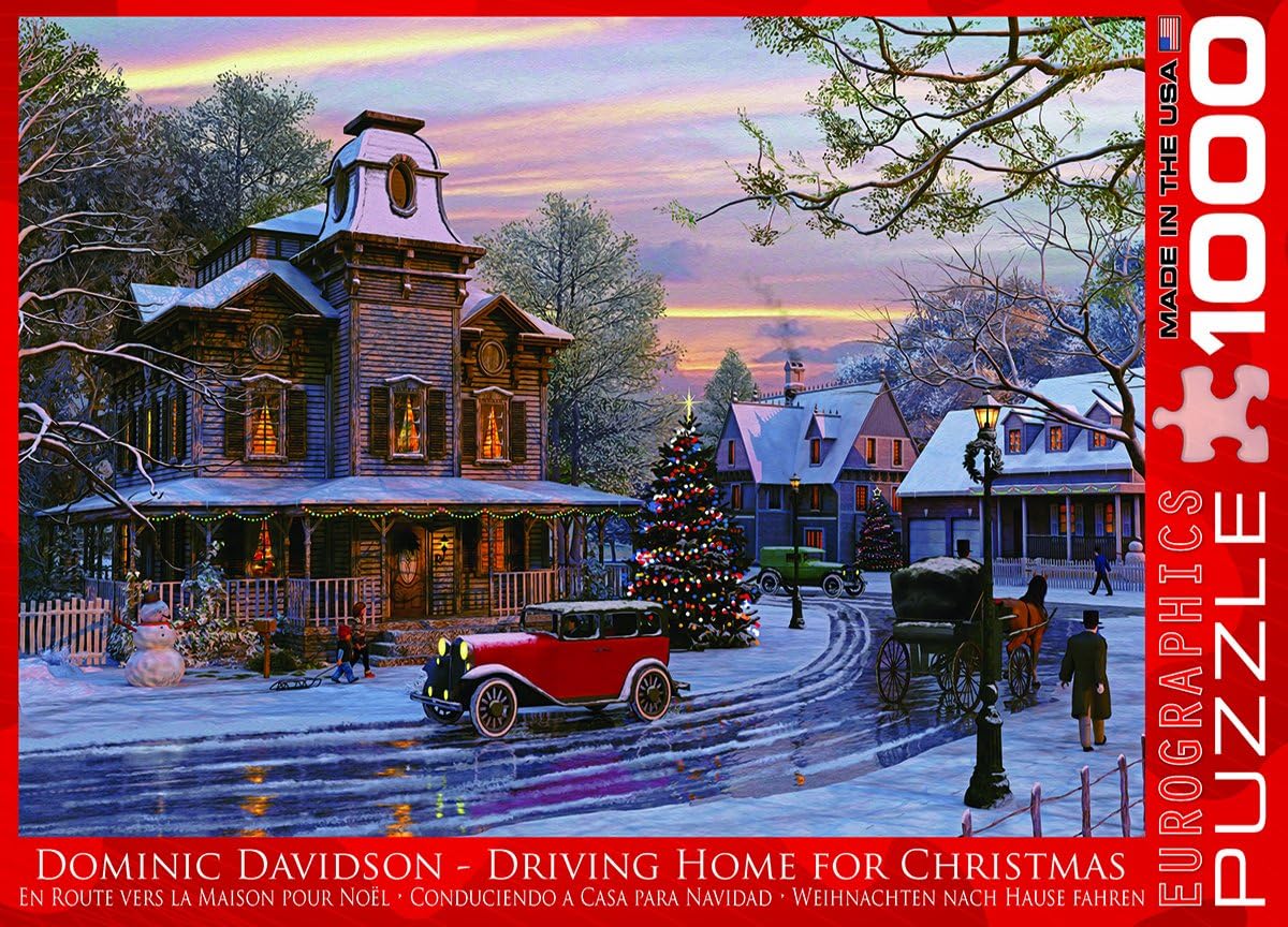 Eurographics - Driving Home for Christmas (Non-Pattern) 1000 pcs.