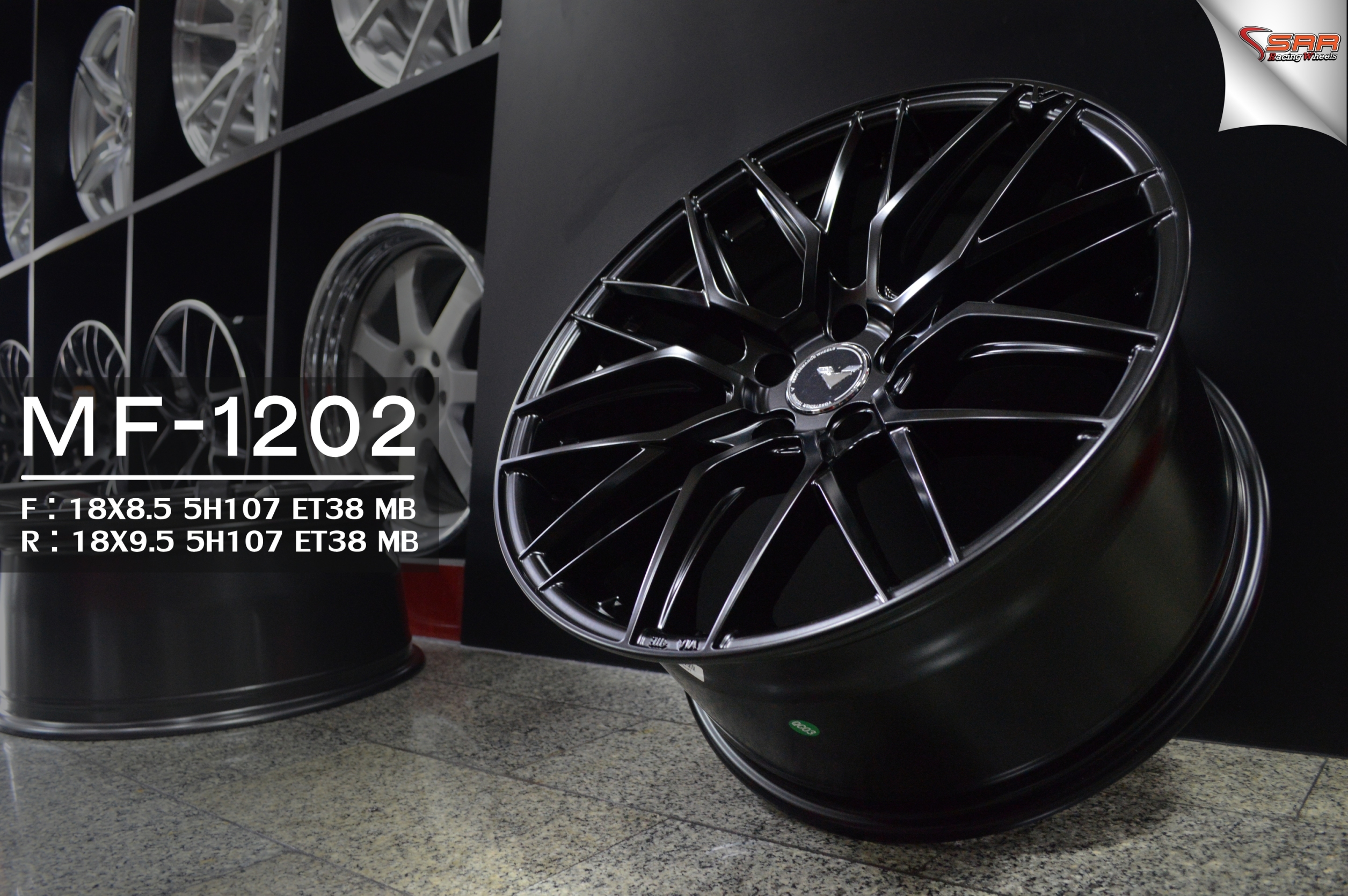 MF-1202 ล้อแม็กซ์สำหรับใส่รถ VOLVO และ CHEVROLET CRUZE ขอบ18 นิ้ว