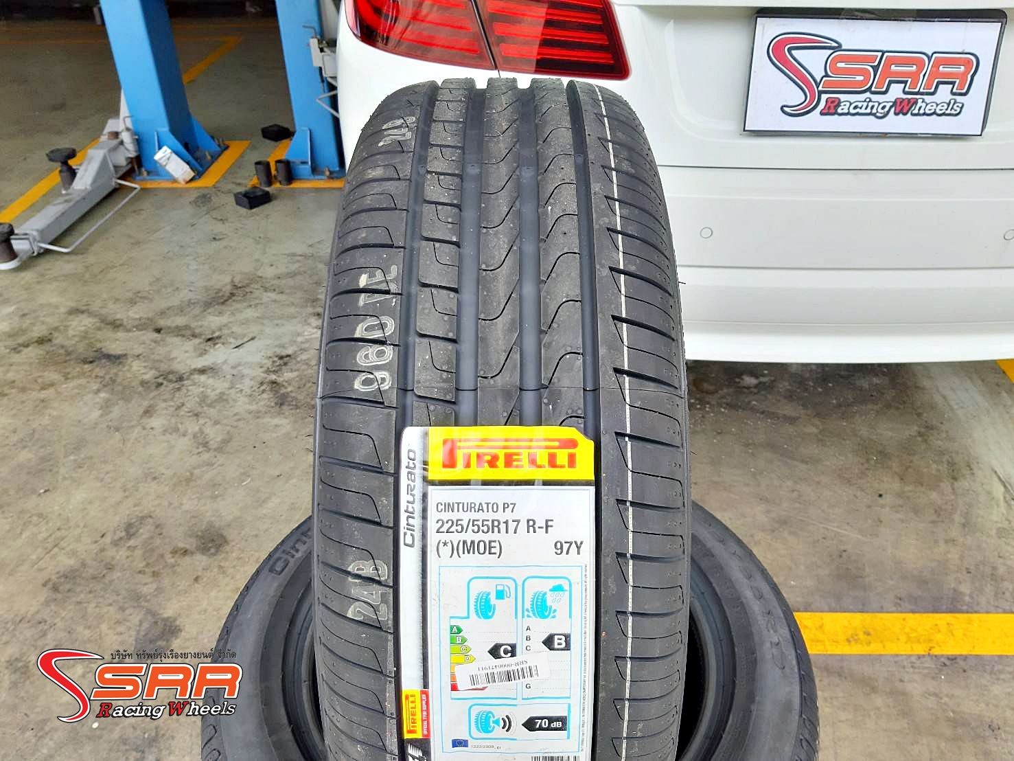 PIRELLI CINTURATO P7 (MOE) R-F 225/55R17 ยางรันแฟลต ลดราคาพิเศษ