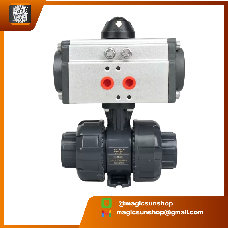 927369 UPVC Pneumatic Valve DN40(ID50mm) Double Acting