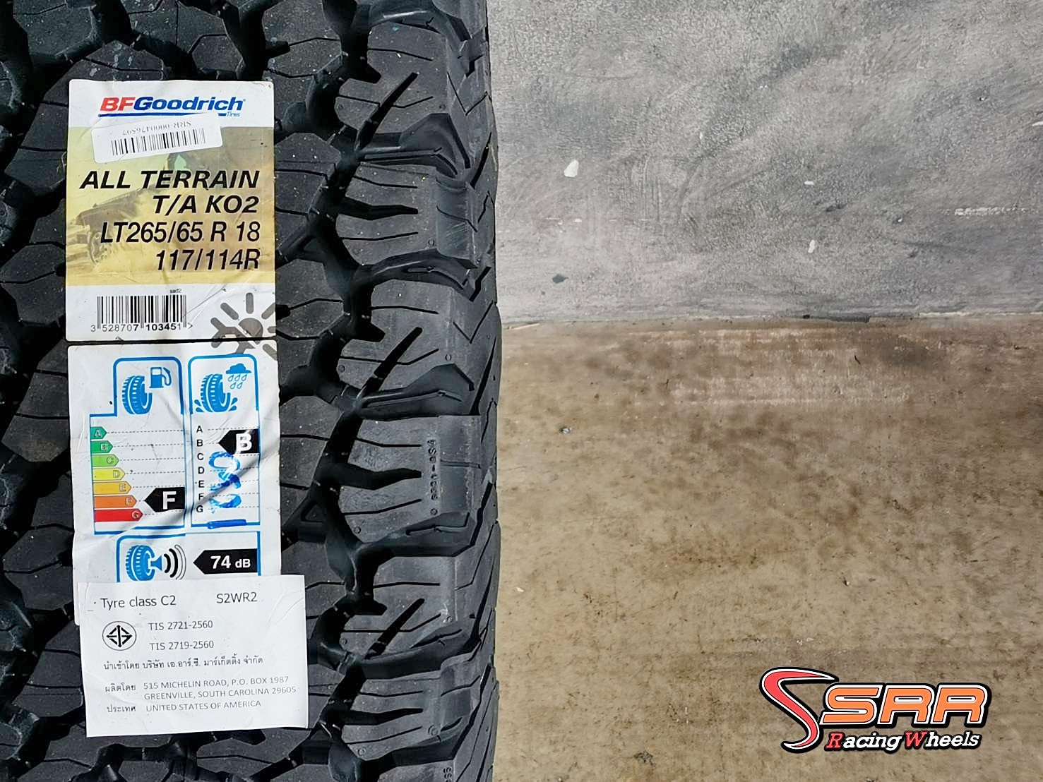 BFGoodrich All Terrain KO2 265/65R18 ยางใหม่ปี2021 ราคาพิเศษ