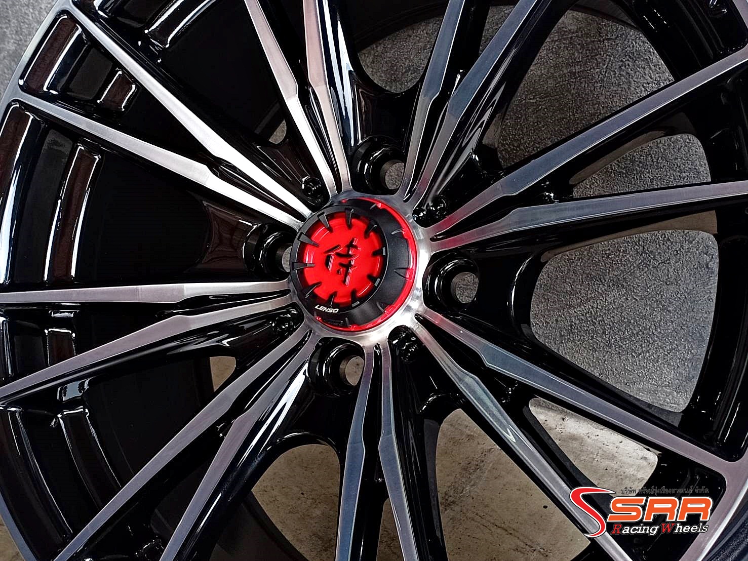 LENSO SAMURAI SC-HAYATO ขอบ15 ET35 4x100 BKF