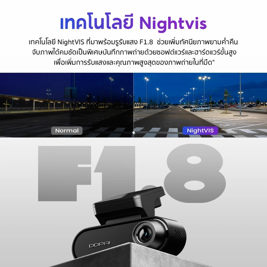 DDPAI รุ่น N5 DUAL GPS (กล้องหน้า-หลัง) ไม่รวมติดตั้ง