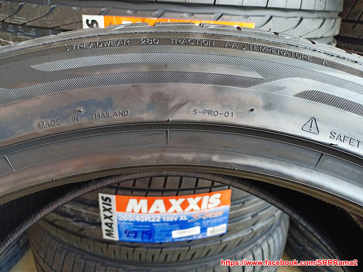 MAXXIS S-PRO 265/45R22 ยางใหม่ปี19 ราคาพิเศษ
