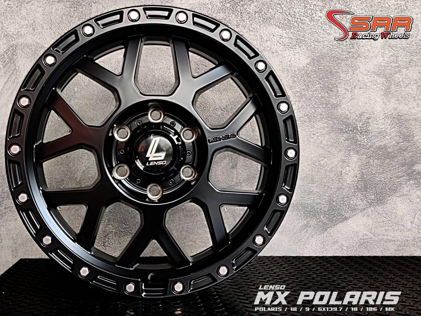 LENSO MX-POLARIS ขอบ18 6x139.7 ET18 มีทั้งหมด 3สี ราคาพิเศษ
