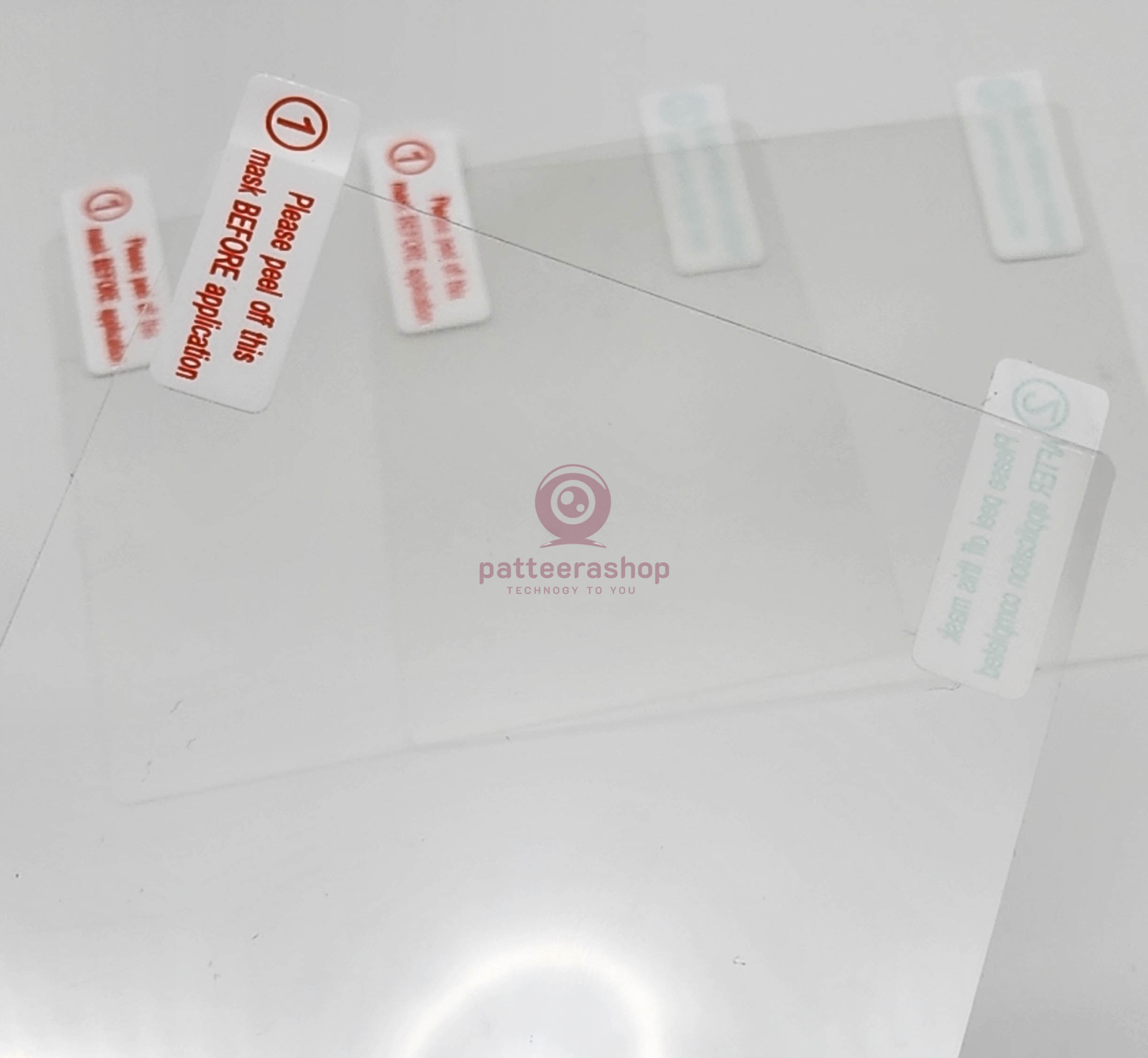 แผ่นฟิล์มใสสูญญากาศ electrostatic film (แพค3ชิ้น) 8x8 ซม. ใช้สำหรับ ติดกล้องติดรถยนต์ หรือ Easy Pass