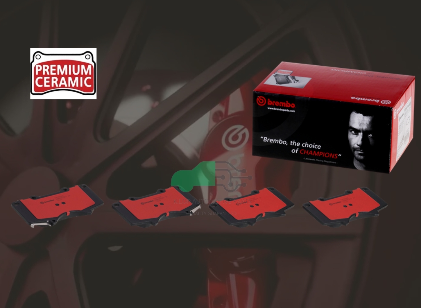 P83 066N ผ้าเบรกหน้า (แท้ BREMBO รุ่น Ceramic) HILUX VIGO (Smart Cab/Double Cab) (2.7) 4x2 Prerunner, 4x4/HILUX REVO 4x2 Prerunner 4x4 (2.4 2.8)/FORTUNER 4x2 (2.4 2.7)
