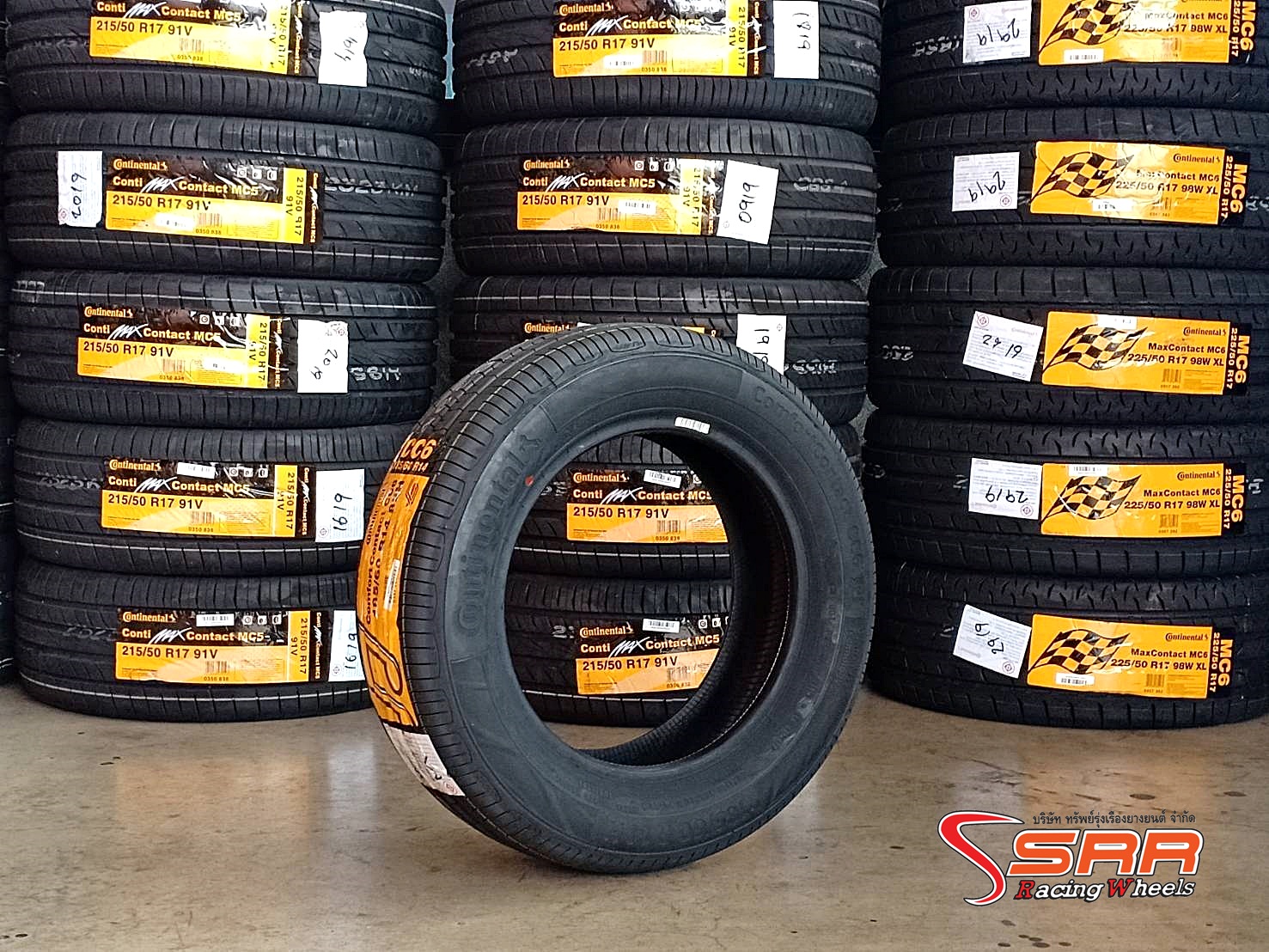 CONTINENTAL CC6 185/60R14 ยางใหม่ปี19 เส้นละ 1,750 บาท