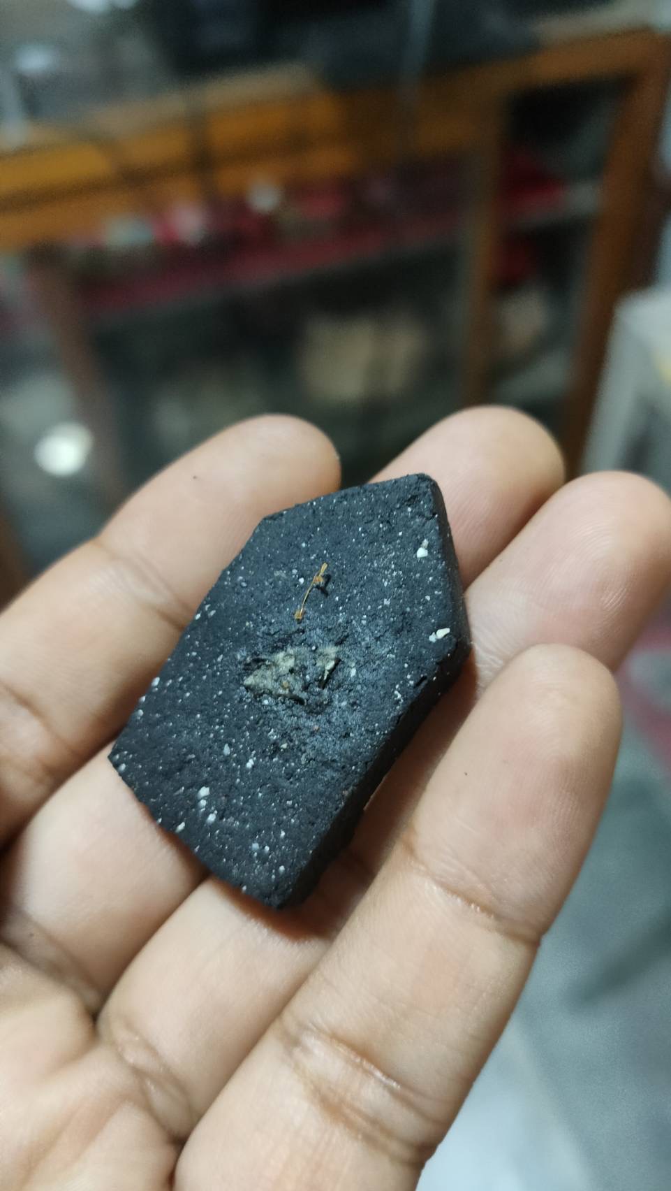 ขุนแผนอุ้มนางจอมเวทย์สายดำ ขุนแผนรุ่น 1 ตะกรุดทองแดง สำนักคนเลี้ยงผี สร้างมีนาคม 2568
