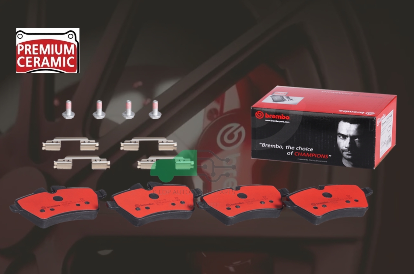 P06 051N ผ้าเบรกหน้า (แท้ BREMBO รุ่น Ceramic) MINI R56 (Cooper, Cooper S)/MINI R60 Countryman (One, One D, Cooper, Cooper S)