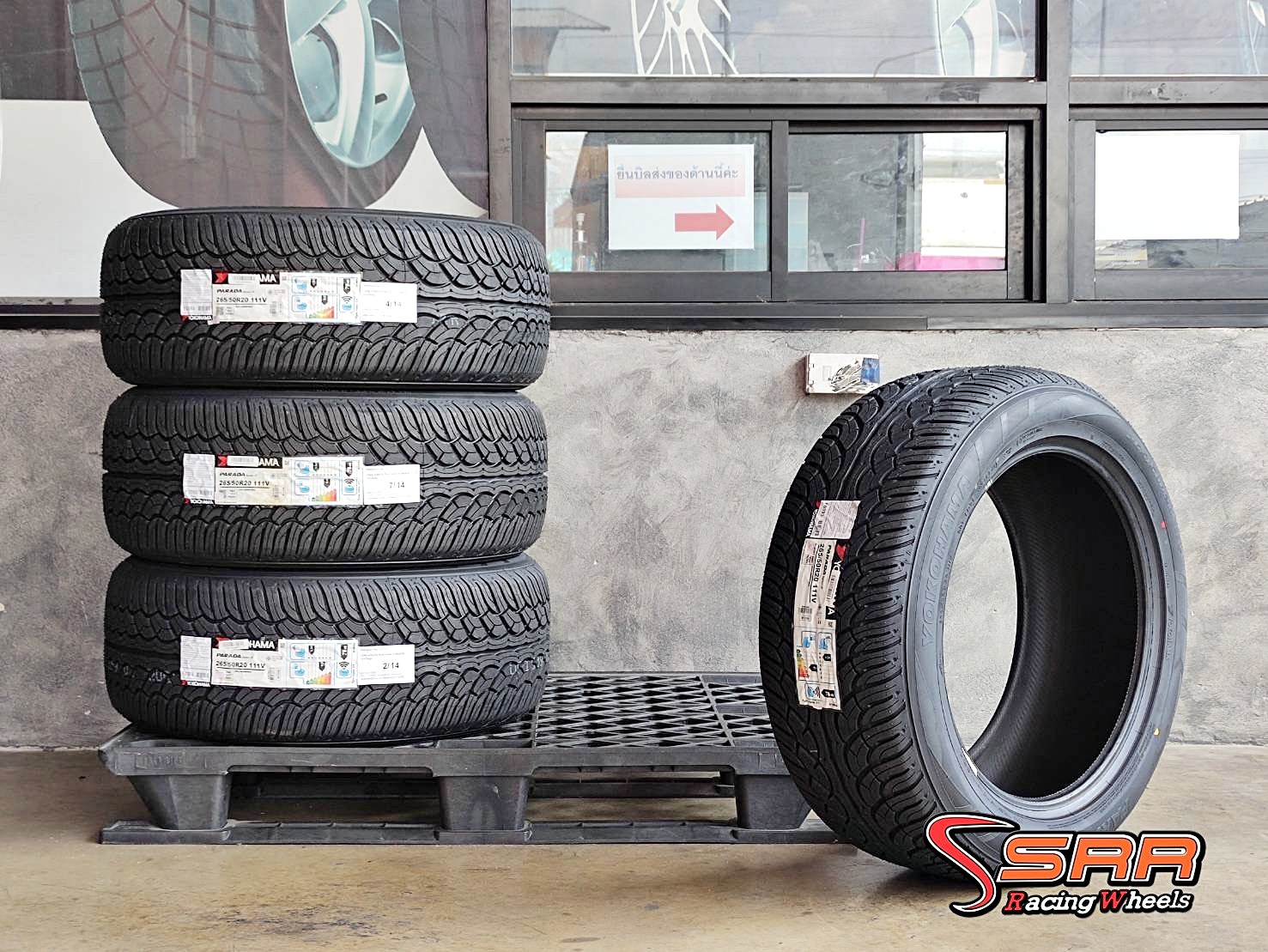 YOKOHAMA PARADA Spec-X 265/50R20 ยางใหม่ปี2021 ราคาพิเศษ