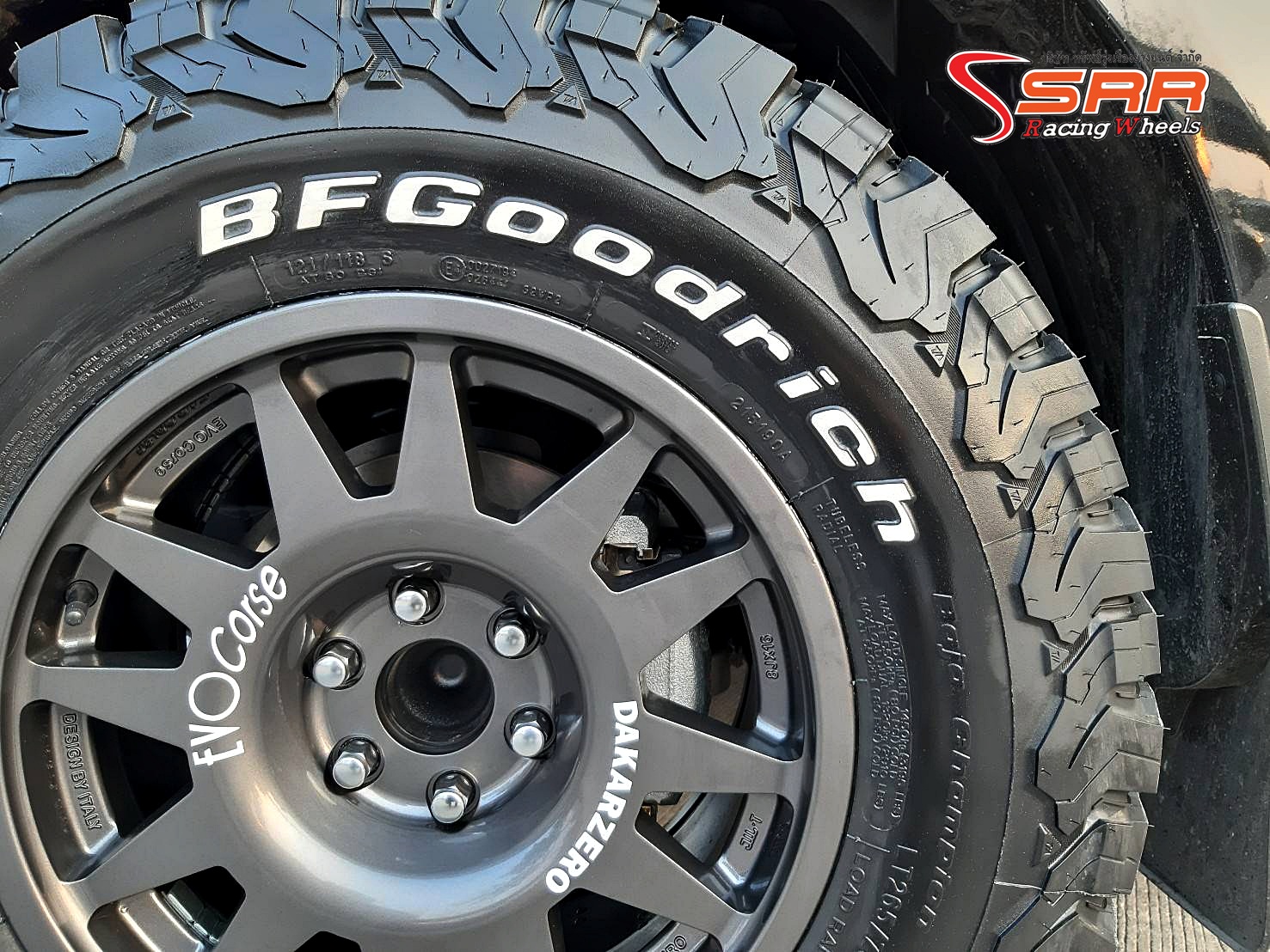 EVO-352 Corse OFF-ROAD ขอบ16 6x114.3 สำหรับใส่รถ NISSAN NAVARA
