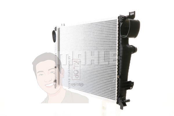 หม้อน้ำ BENZ S(W220) S430, S500 หูหิ้วรี : M113 ยี่ห้อ (MAHLE)