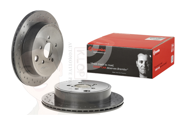 จานเบรค-หลังรุ่น XTRA (ยี่ห้อ Brembo) BRZ , XV GP (2.0), FORESTER SJ (2.0) (HC)
