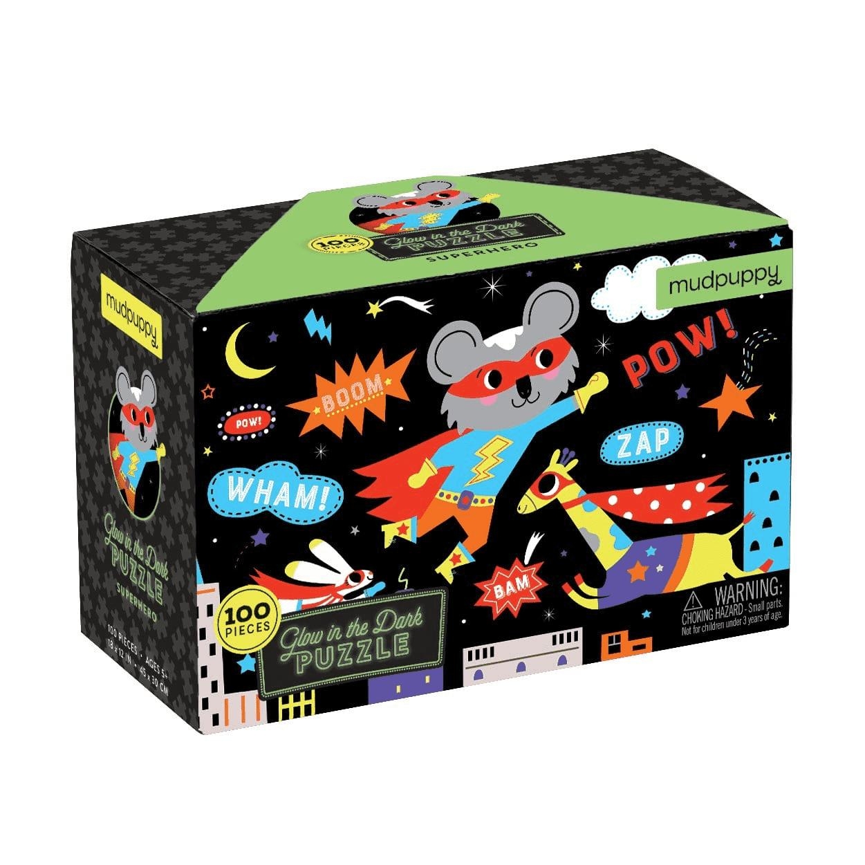 Mudpuppy - Super Hero (Glow in the Dark) 100 pcs.