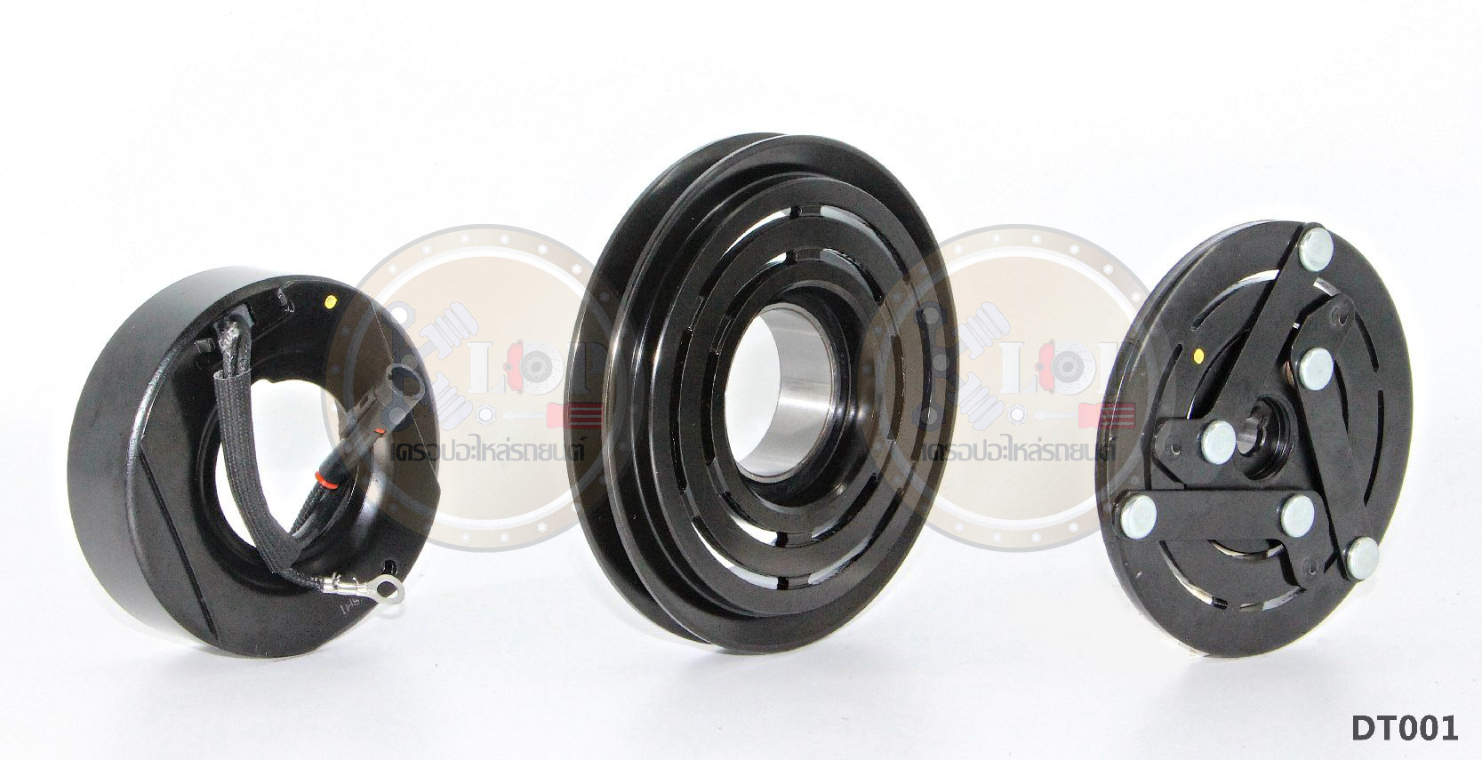 DT001 ชุดหน้าคลัทช์(Vinn) DAIHATSU MIRA 10P08E 1A. 117mm. 4PK 12V.