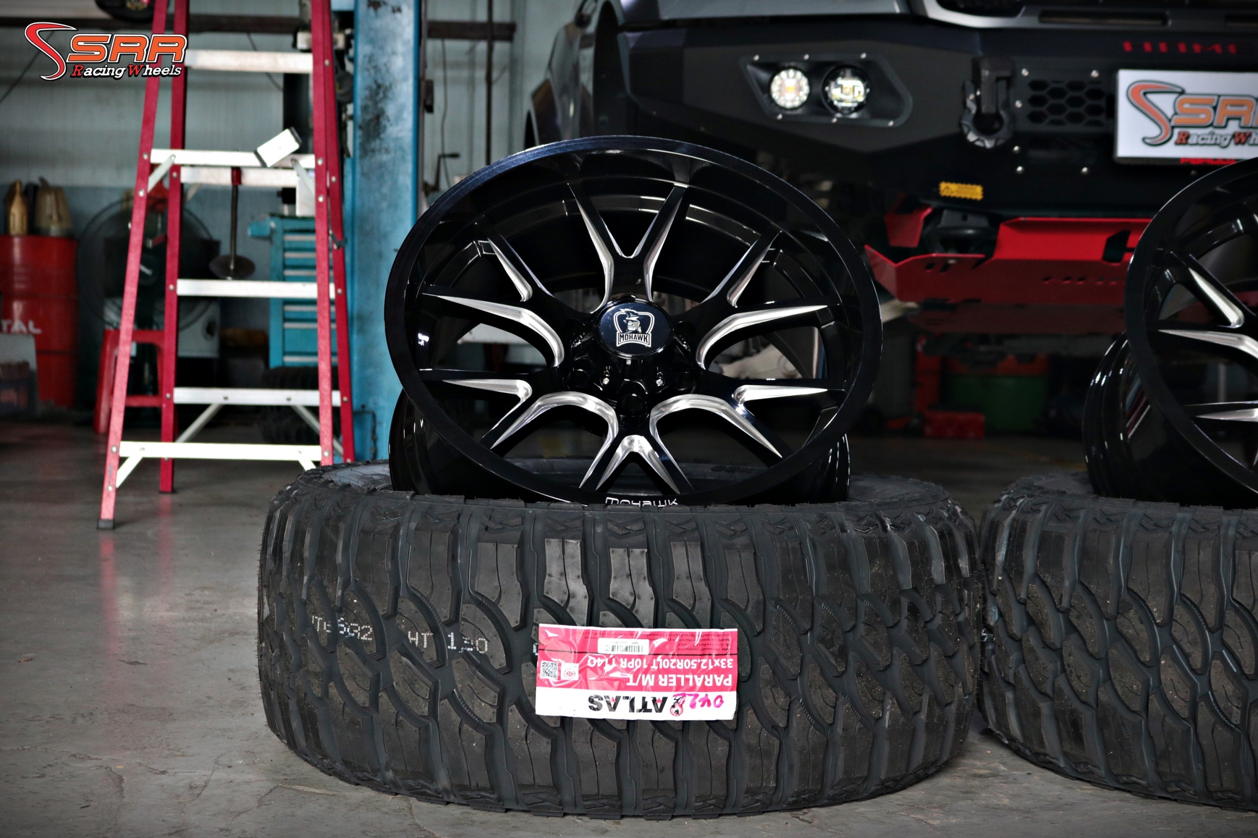 MOHAWK WP910 ขอบ18 และขอบ20 6x139.7 GLOSS BLACK MILLING