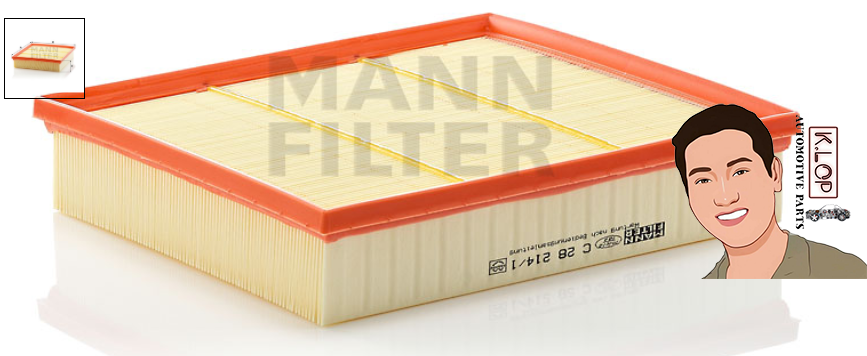 C28214/1 ไส้กรองอากาศ AUDI A6 (4A,C4), A8 (4D) / OE : 077 129 620 B (MANN-FILTER***งานพรีเมี่ยมแท้นำเข้ายุโรป)