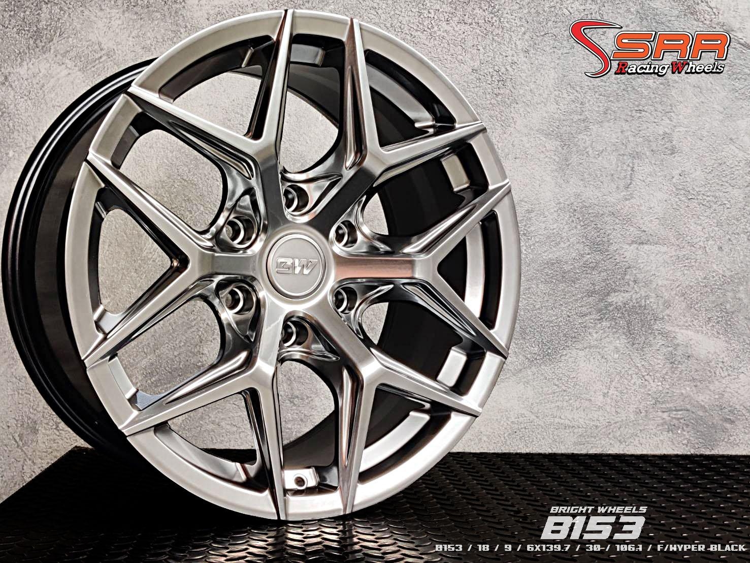 BW B153 ขอบ18 6x139.7 ET30 F/HYPER BLACK ราคาพิเศษ