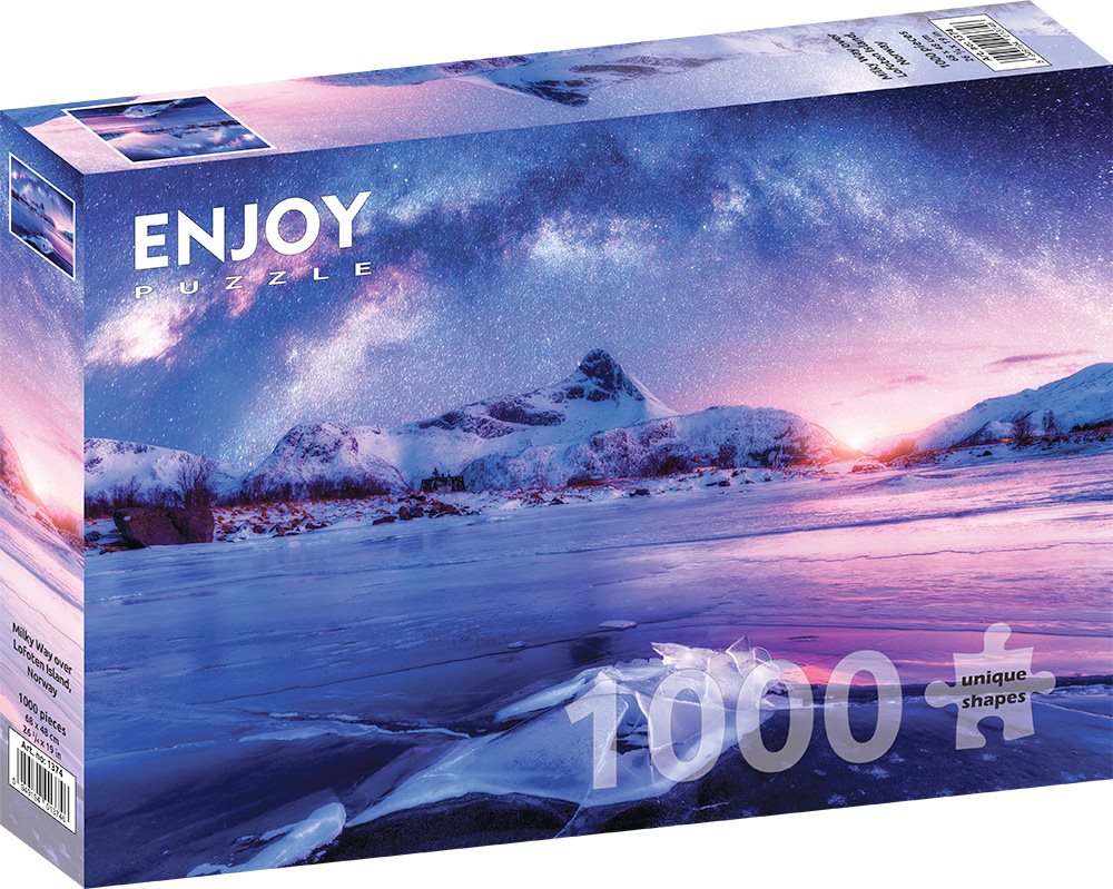 Enjoy Puzzle - Milky Way Over Lofoten Island, Norway 1000 pcs.