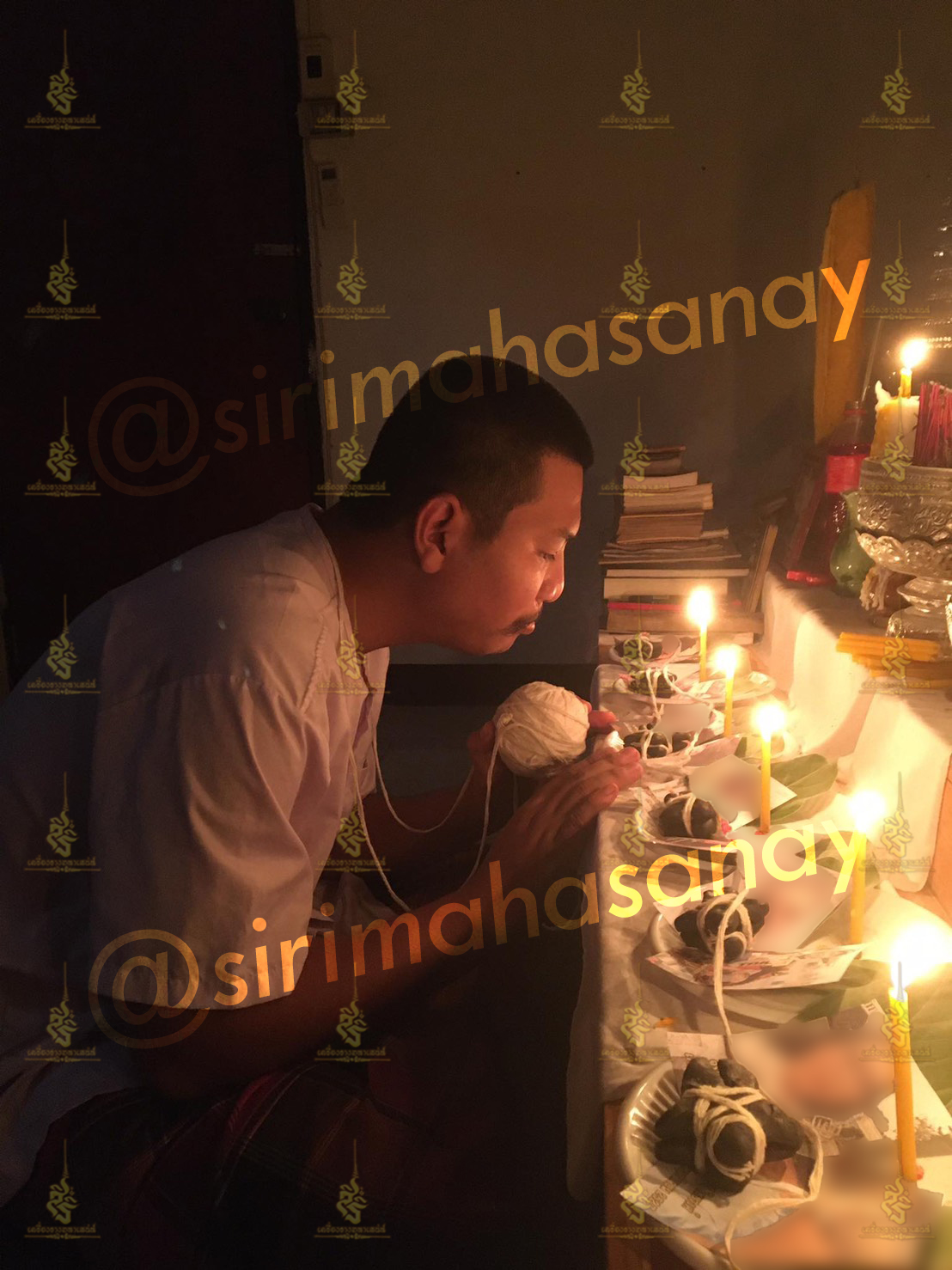 พิธีผูกมัดตรึงจิต อาจารย์ต้นทอง สำนักสักยันต์ไกรสีหราชเดชา