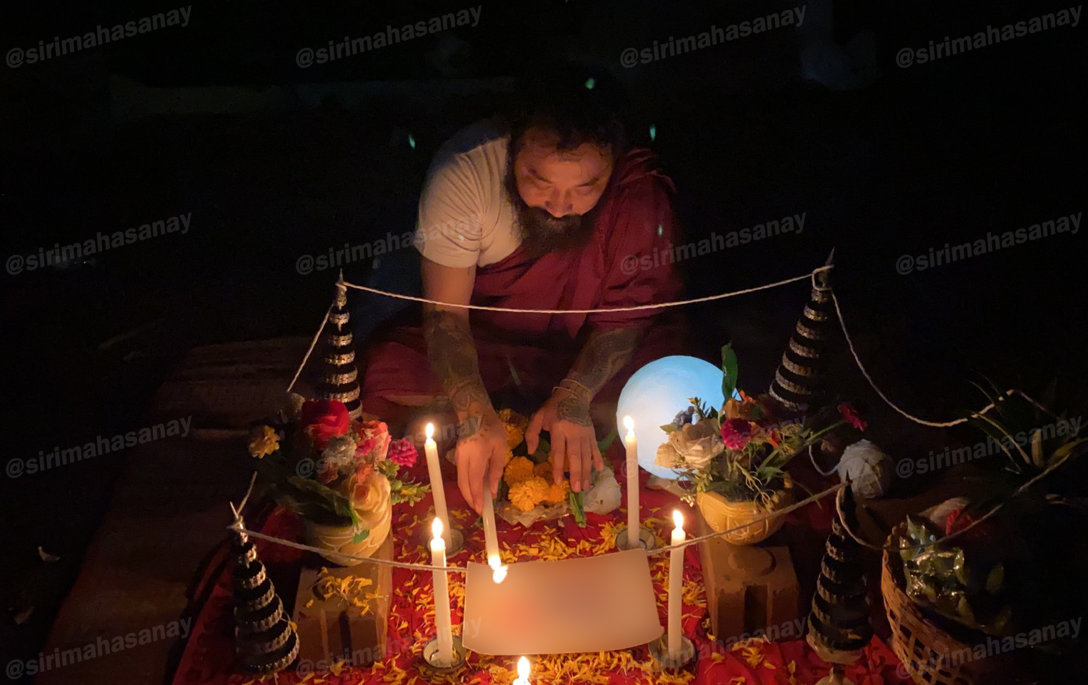 พิธีมนต์เสน่ห์จันทร์ อาจารย์เดี่ยว สุทธิกาโร สำนักสักยันต์เข็มเสน่ห์บูรพา