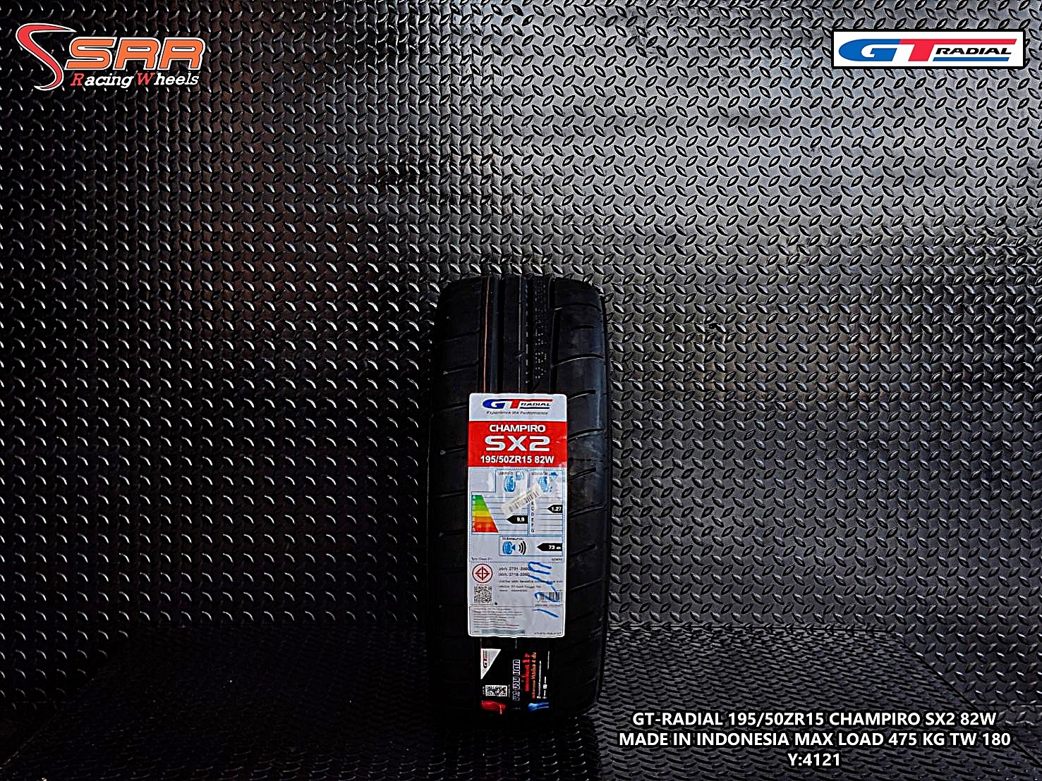 GT RADIAL CHAMPIRO SX2 195/50ZR15 ยางใหม่ปี2021 ราคาพิเศษ