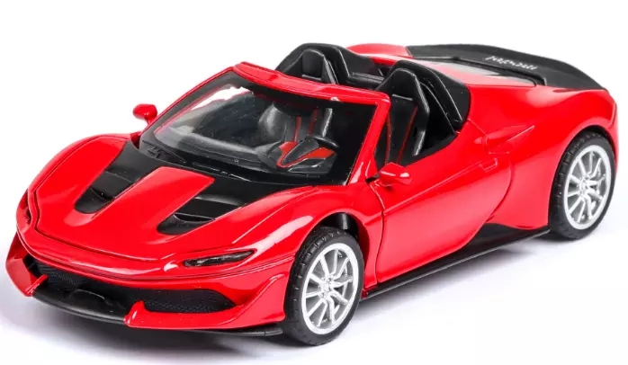 โมเดลรถเหล็ก เฟอร์รารี่ Ferrari J50 scale 1:32 มีเสียง มีไฟ (ปลีก-ส่ง)