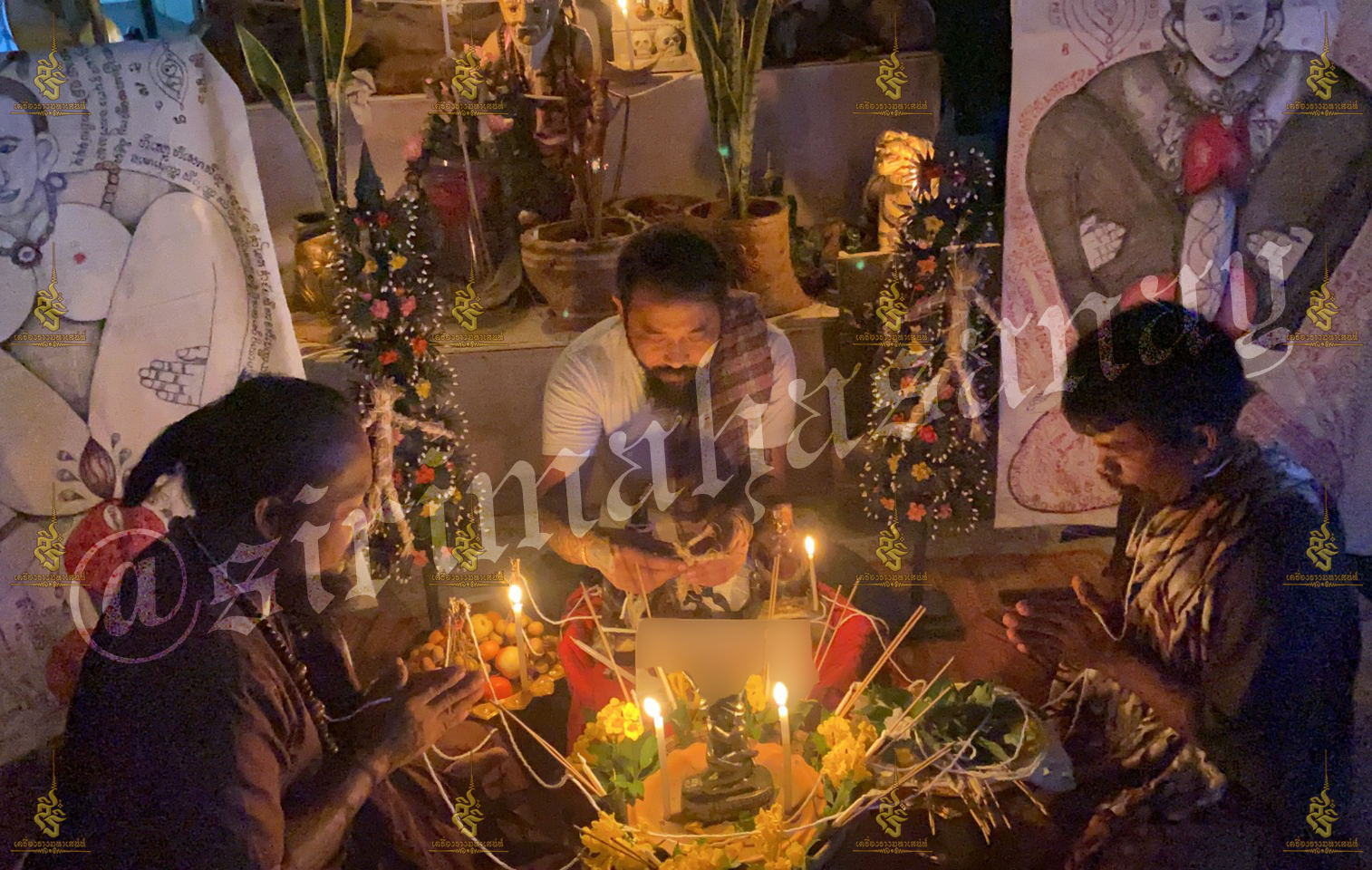 พิธี เสกหมู่รวมวิชา เขมร อิสลาม ธรรมบันลุ