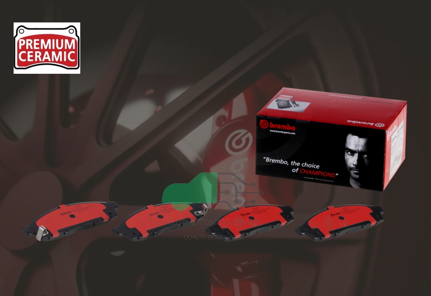 P54 038N ผ้าเบรกหน้า (แท้ BREMBO รุ่น Ceramic) TRITON 4x2 4x4 Plus (2.5 3.2)