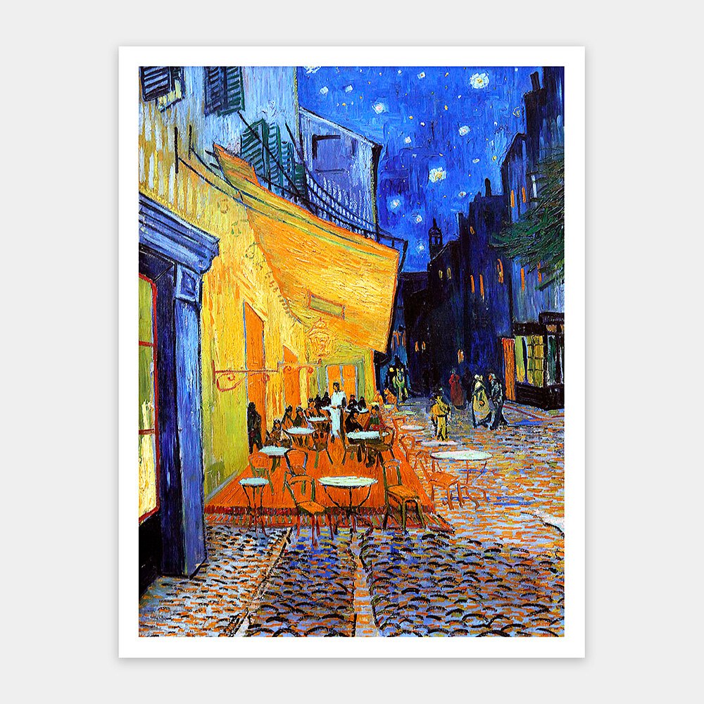 Pintoo - Café Terrace, Place du Forum, Aries, 1888 by Vincent Van Gogh 1200 pcs.