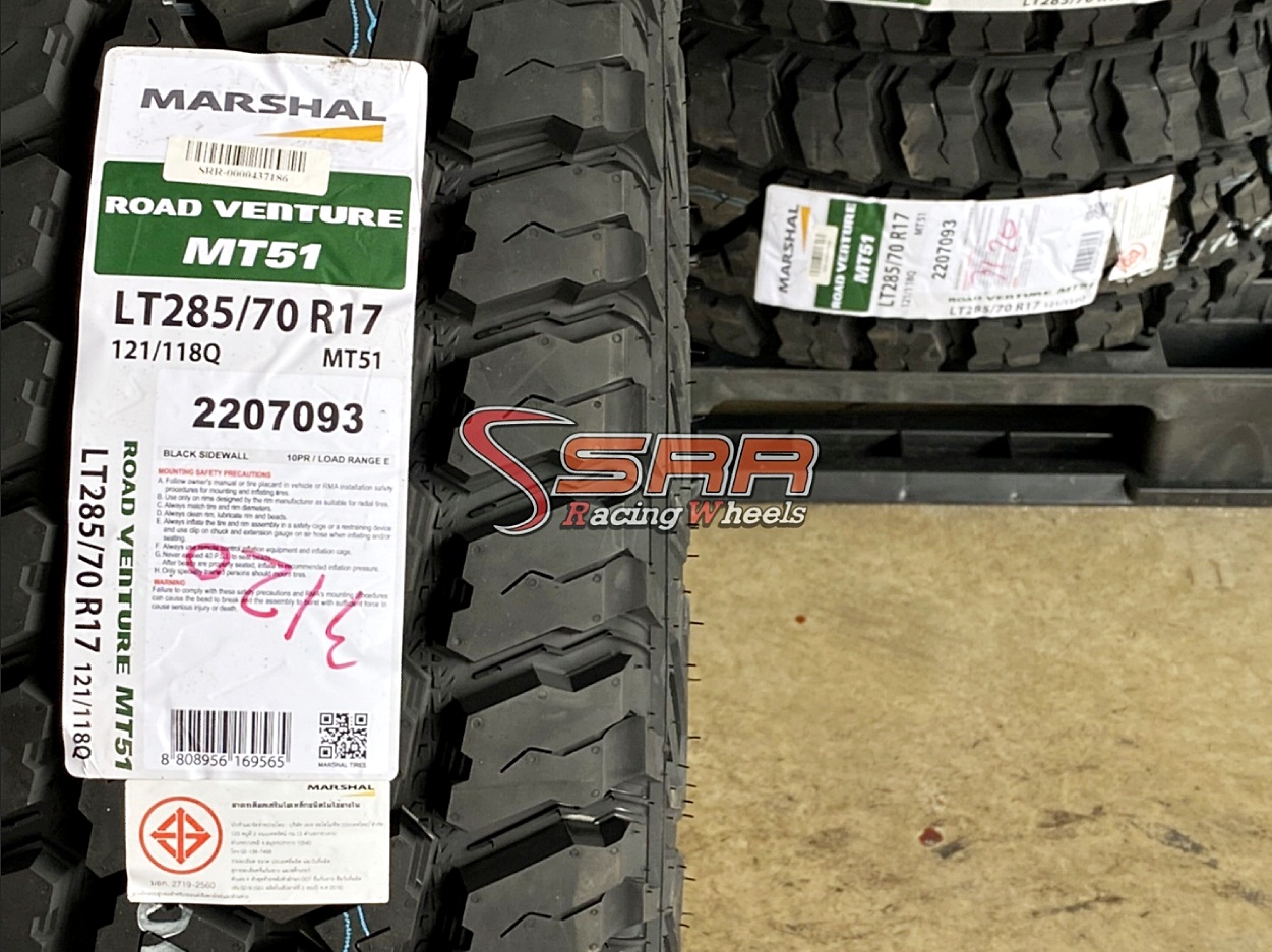 MARSHAL ROAD VENTURE MT51 285/70R17 ยางใหม่มัดเทอร์เรน ราคาพิเศษ