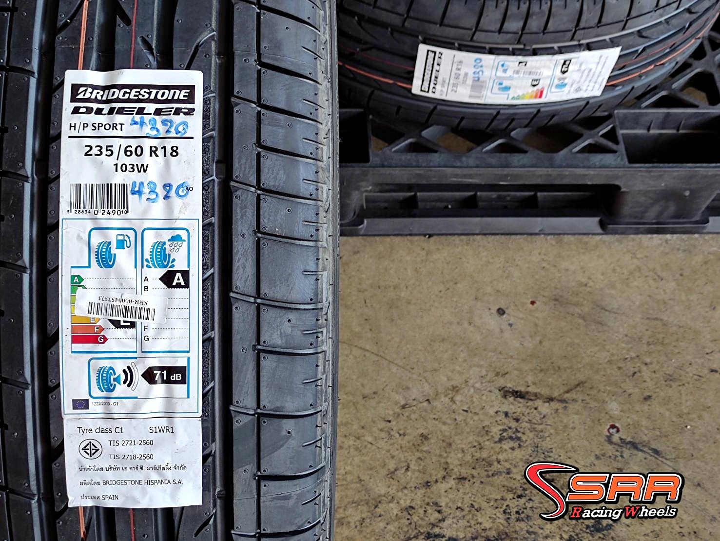 BRIDGESTONE DUELER H/P SPORT 235/60R18 ยางใหม่ ราคาพิเศษ