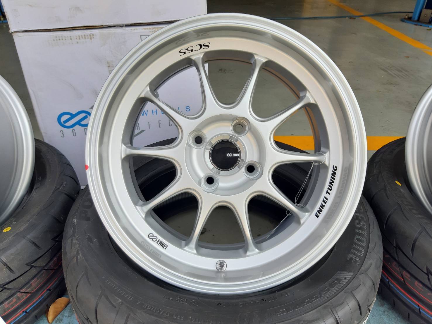 ENKEI TUNING SC55 ขอบ15 ET+28 4x100 GSV1QR2DKK