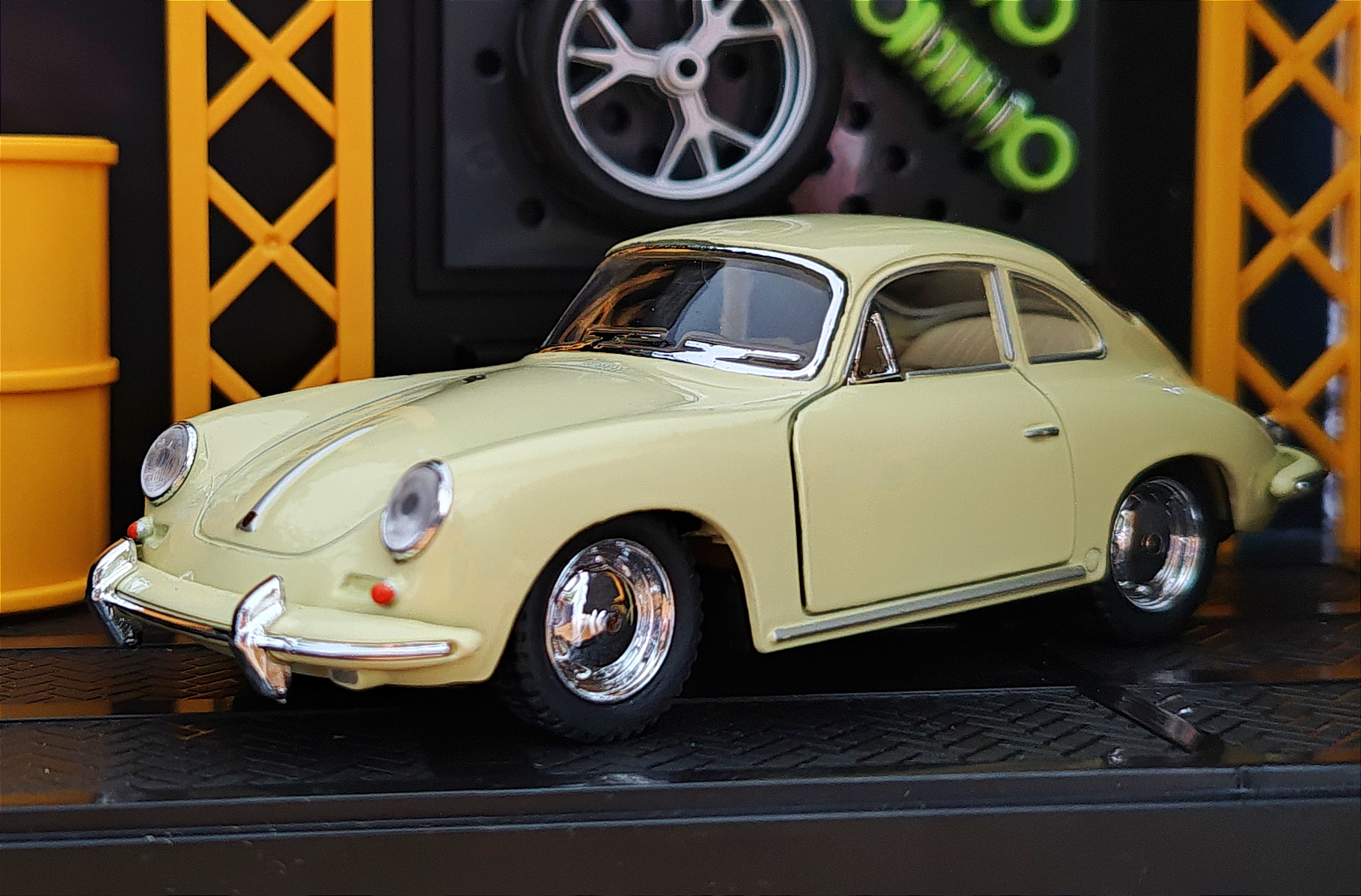 Porsche 356 B Carrera 2 โมเดลรถเหล็ก (ปลีก-ส่ง)