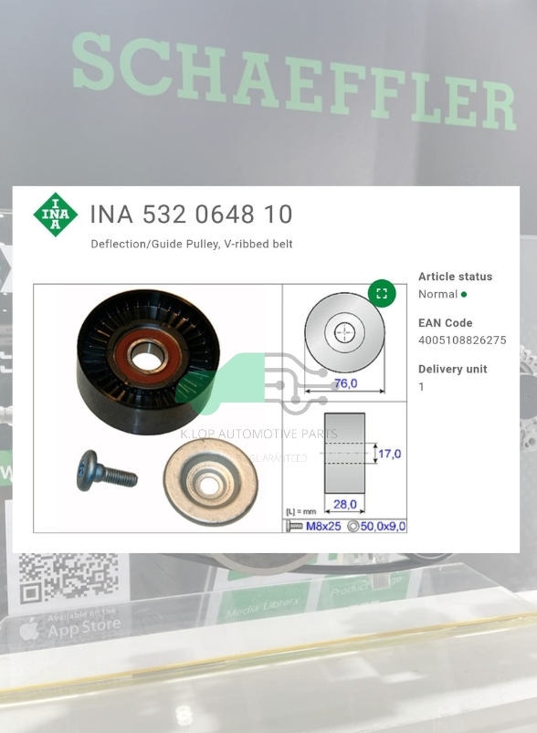 (INA) : BENZ 76มม. M271 W203-4 W211-2 R171