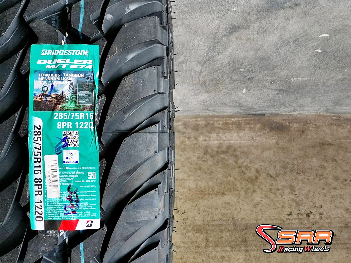 BRIDGESTONE DUELER M/T 674 285/75R16 ยางใหม่ปี2021 ราคาพิเศษ