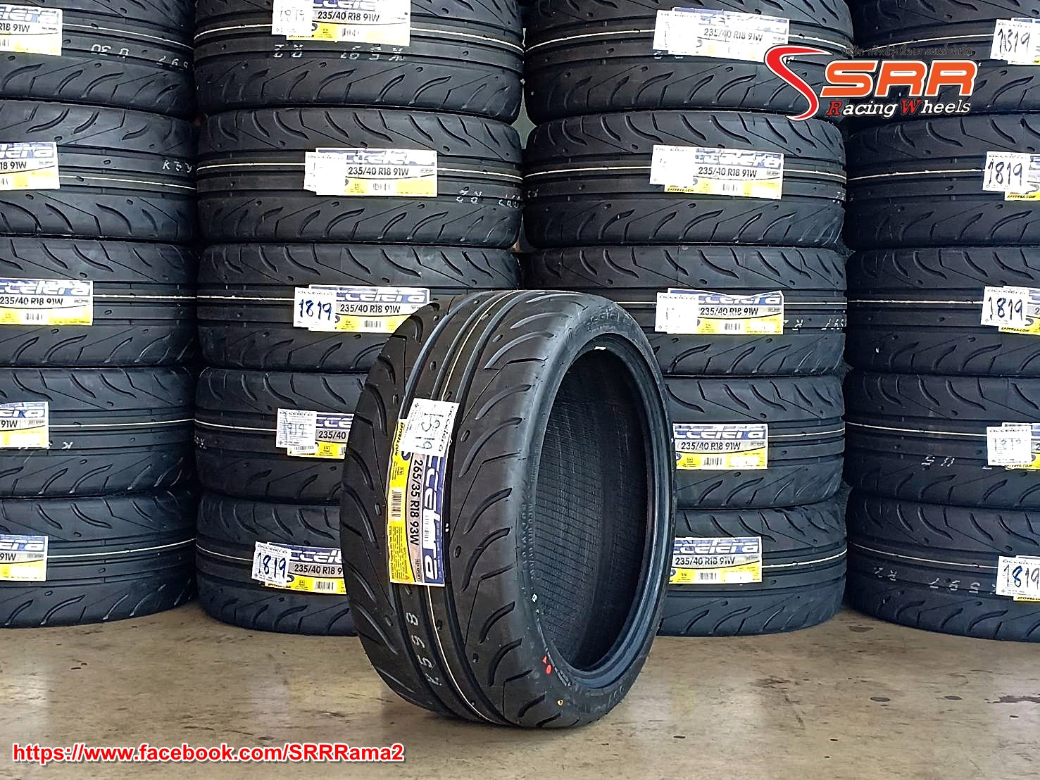 ACCELERA 651 SPORT 265/35R18 ยางใหม่ปี19 เส้นละ 3,250 บาท