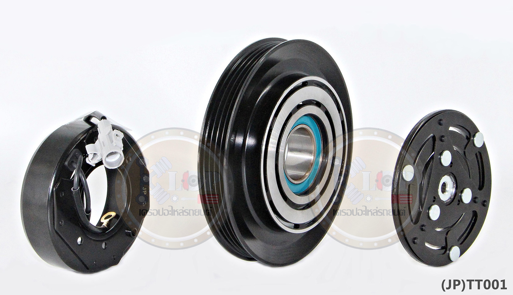 (JP)TT001-JP ชุดหน้าคลัทช์(Vinn) Toyota New VIOS ,YARIS ปี2008 (10S) (ญี่ปุ่น) 135mm. 4PK 12V.