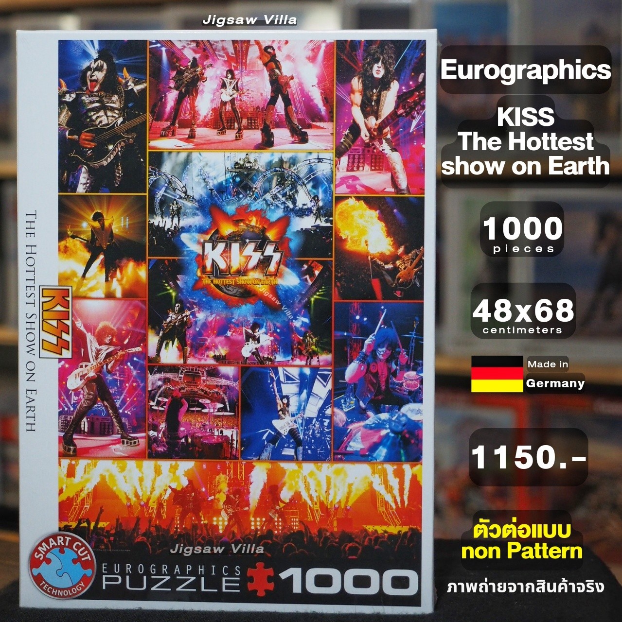Eurographics - Kiss : The Hottest Show on Earth (Non-Pattern) 1000 pcs.