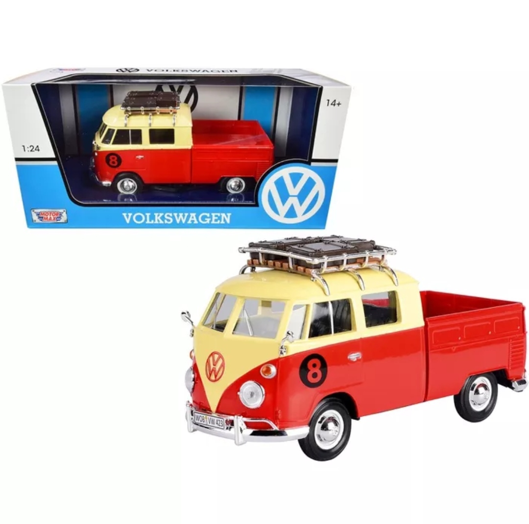 รถโฟล์คตู้ Volkswagen bus scale 1:24 โมเดลรถเหล็ก (ปลีก-ส่ง)