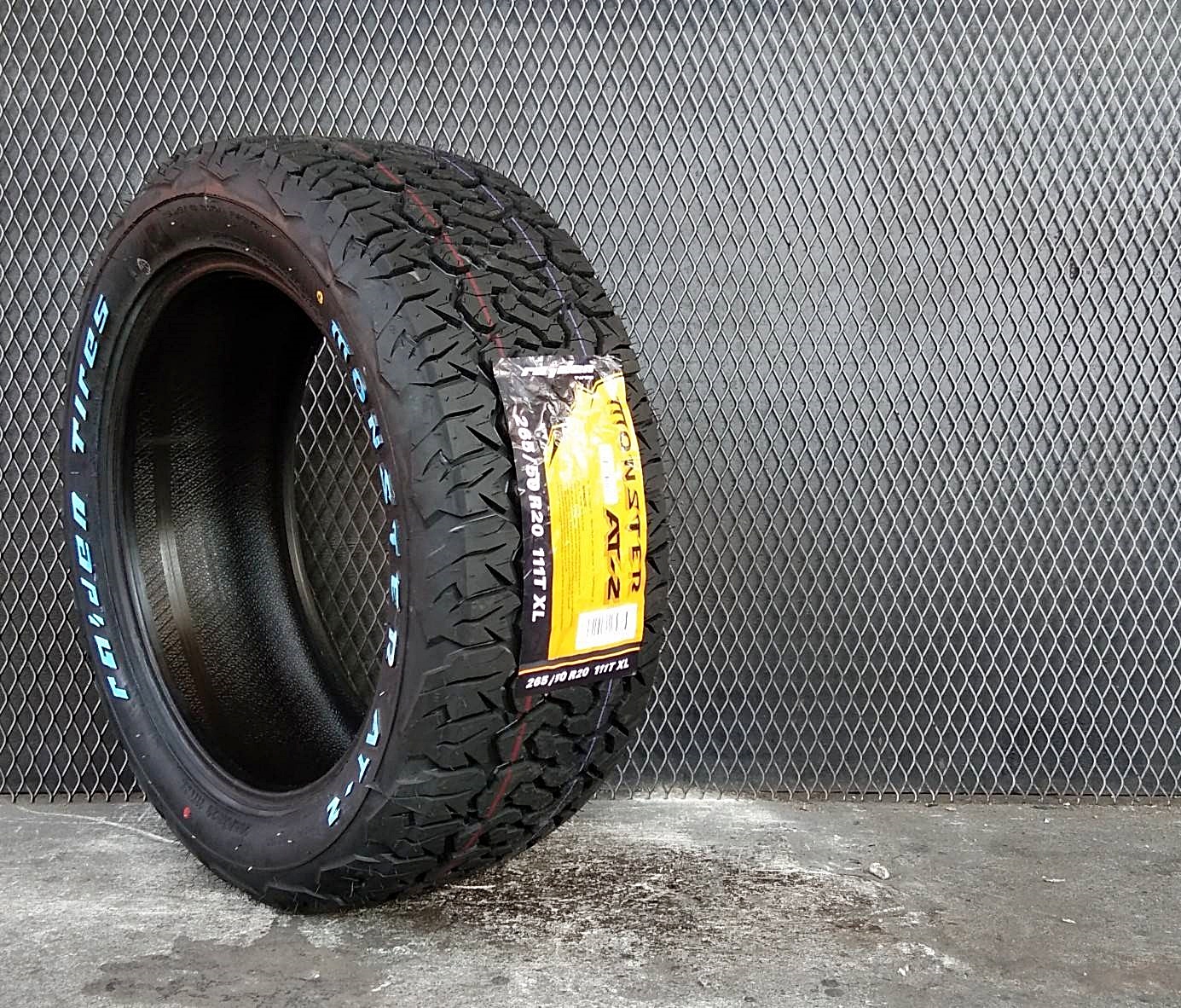 RAIDEN MONSTER AT-2 265/50R20 ยางใหม่ปี19 ลดราคาพิเศษ