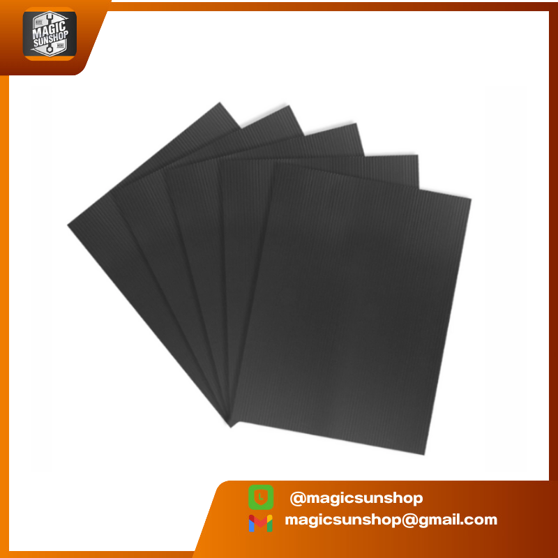 พลาสติกลูกฟูก สีดำ หนา 5 มิล