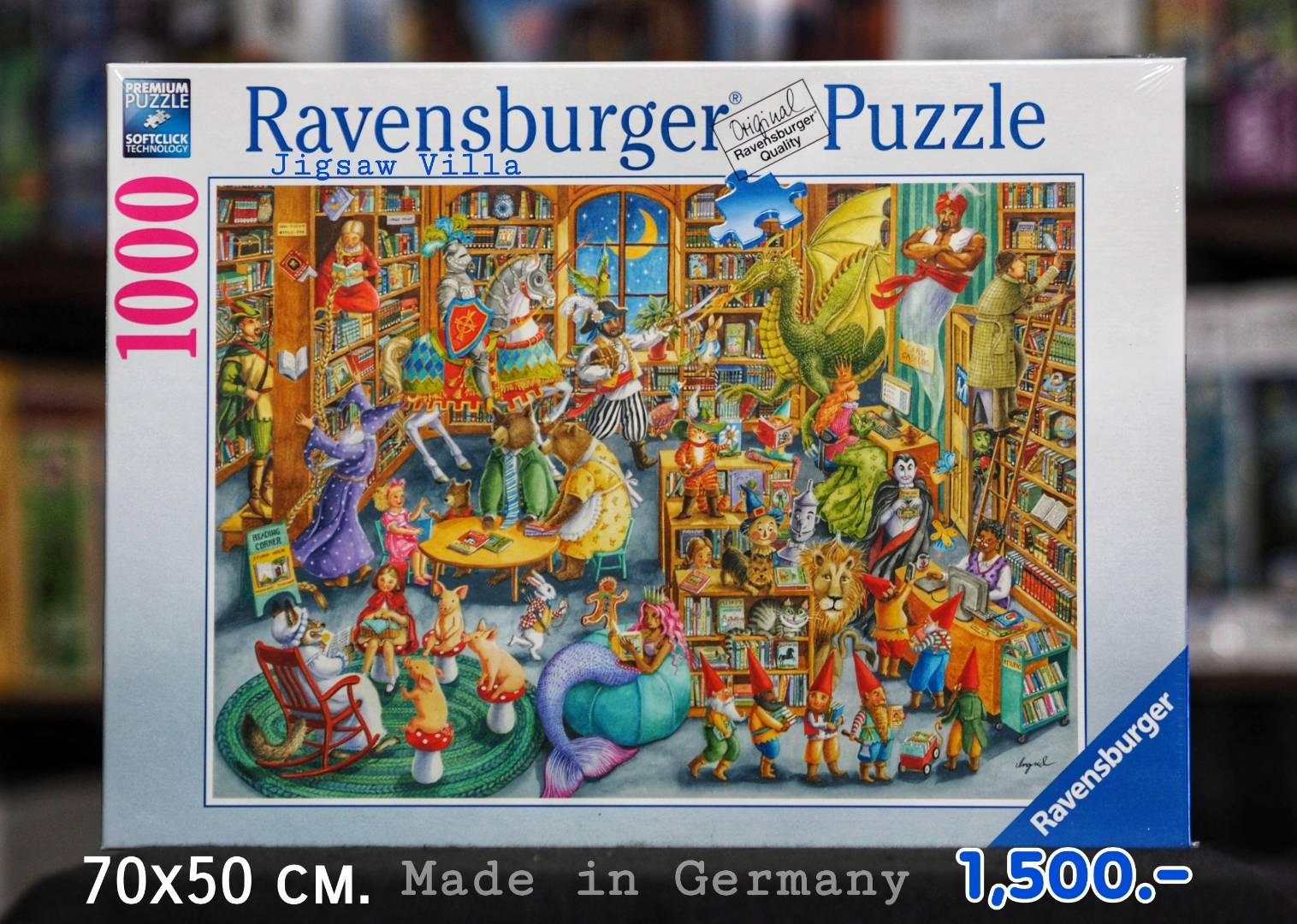 Ravensburger - Midnight in the Library 1000 pcs.