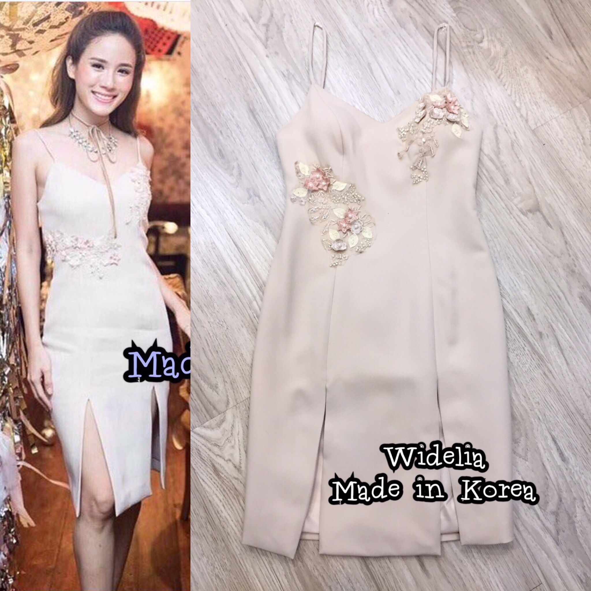 *พร้อมส่ง*SHU Dress : เดรสสายเดี่ยวตัวแซ่บ