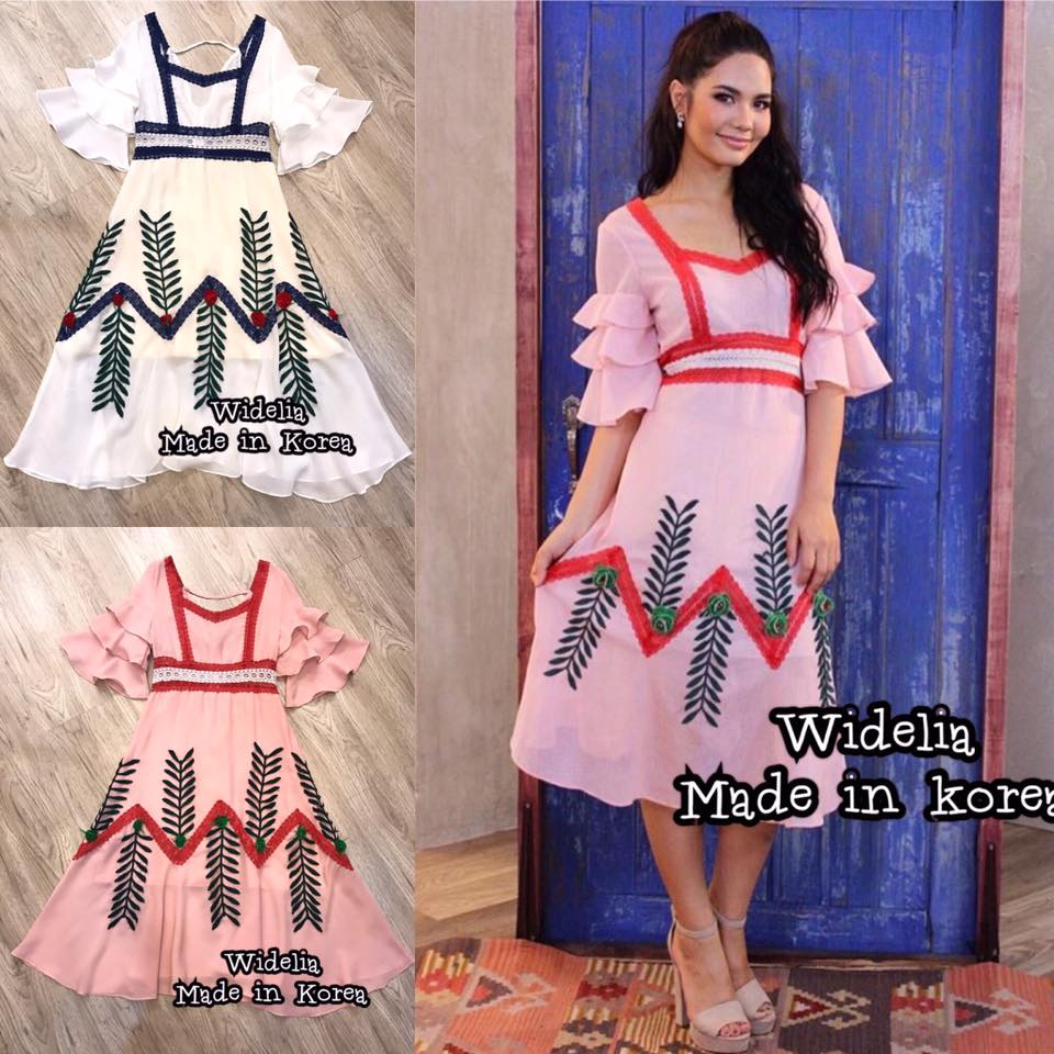 *พร้อมส่ง*KS. Dress :: เดรสคอเหลี่ยมตัวเก๋แสนสวย