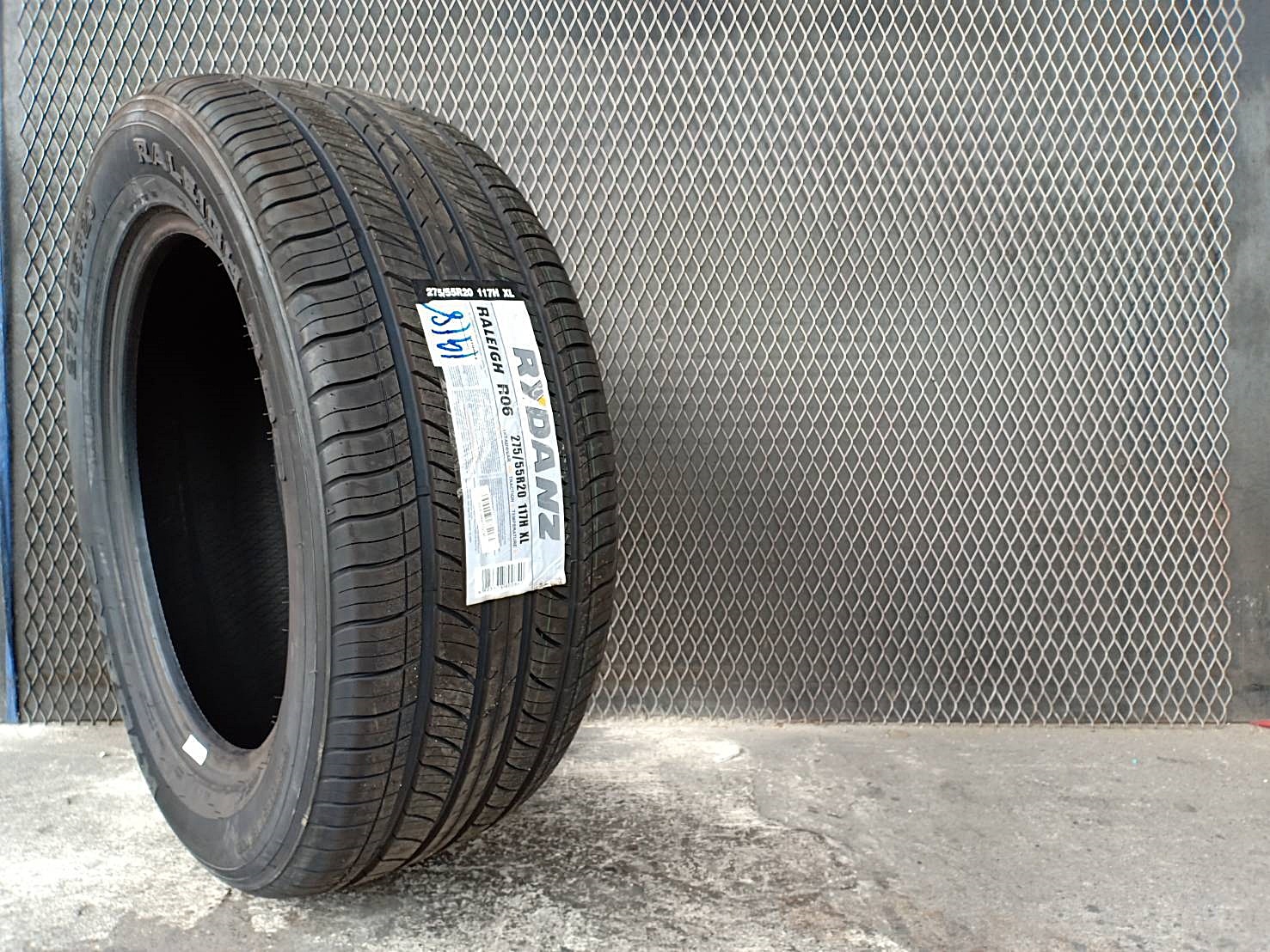 RYDANZ RALEIGH R06 275/55R20 ยางใหม่ลดราคาพิเศษ เส้นละ 2,900 บาท